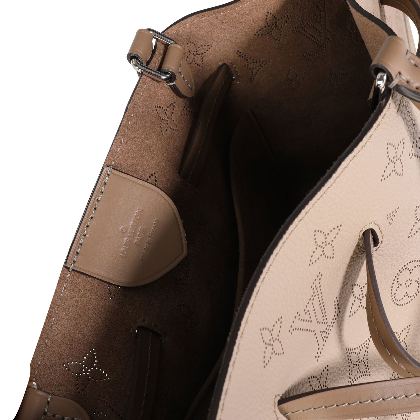 Louis Vuitton Louis Vuitton Galet Mahina Leather Girolata Bag