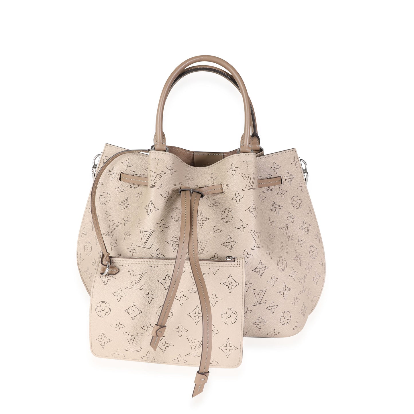 Louis Vuitton Louis Vuitton Galet Mahina Leather Girolata Bag
