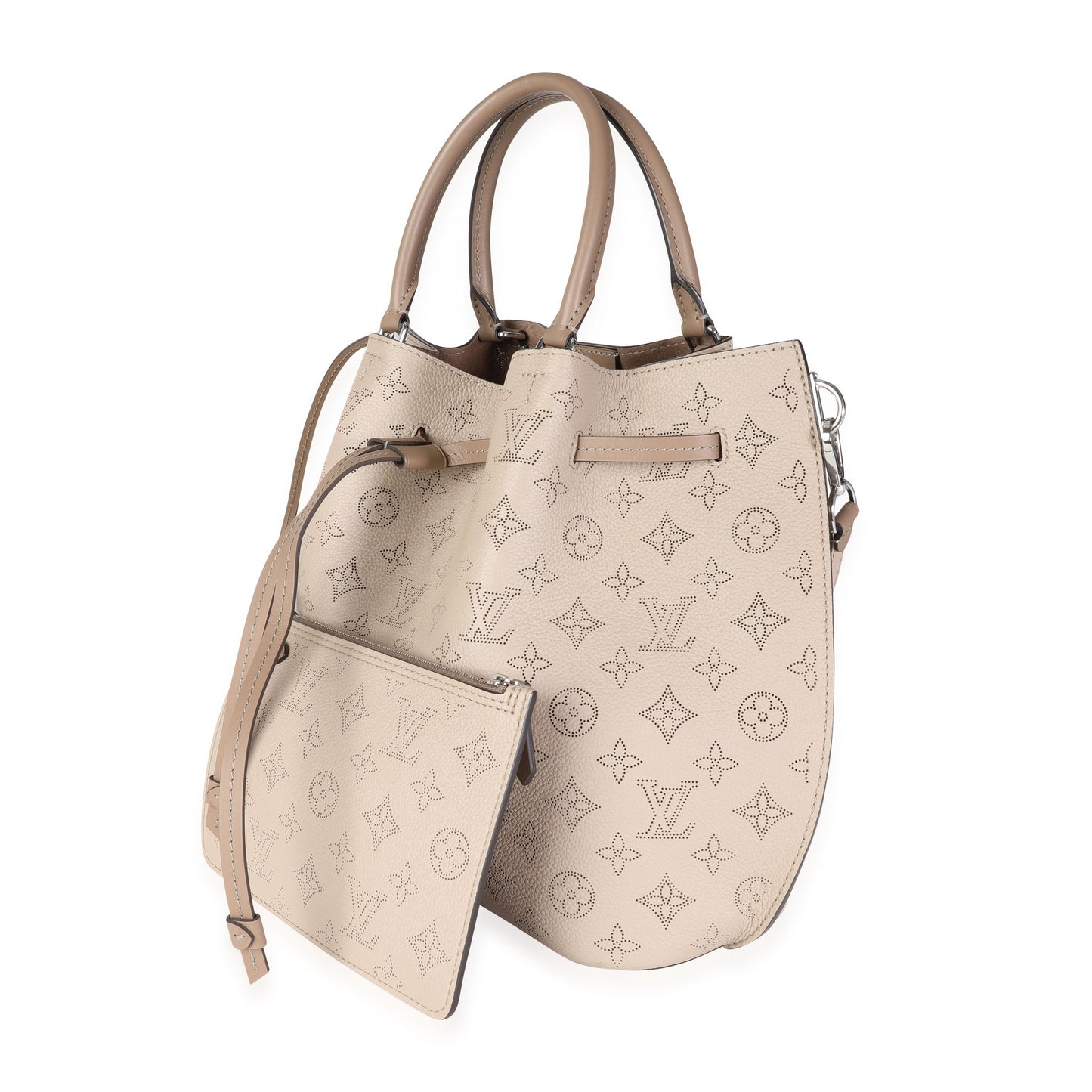 Louis Vuitton Louis Vuitton Galet Mahina Leather Girolata Bag