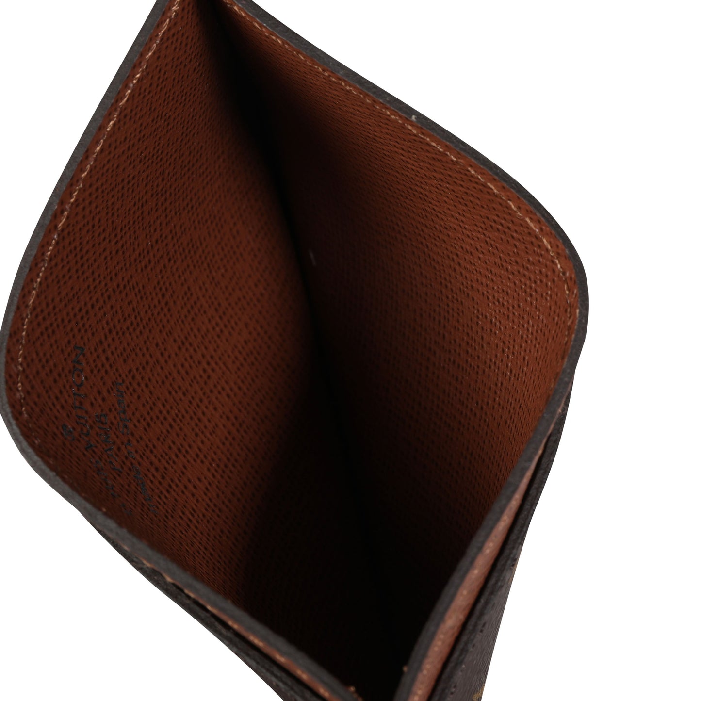 Louis Vuitton Louis Vuitton Armagnac Leather & Monogram Canvas Card Holder