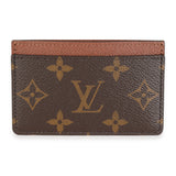 Louis Vuitton Louis Vuitton Armagnac Leather & Monogram Canvas Card Holder