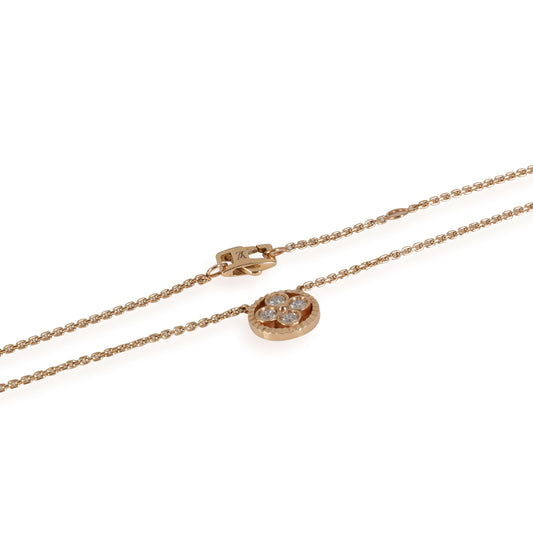 Louis Vuitton Blossom BB Diamond Pendant in 18K Rose Gold 0.2 CTW