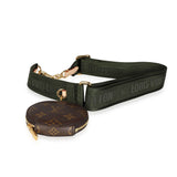 Louis Vuitton Louis Vuitton Multi-Pochette Accessoires Khaki Strap & Monogram Coin Purse