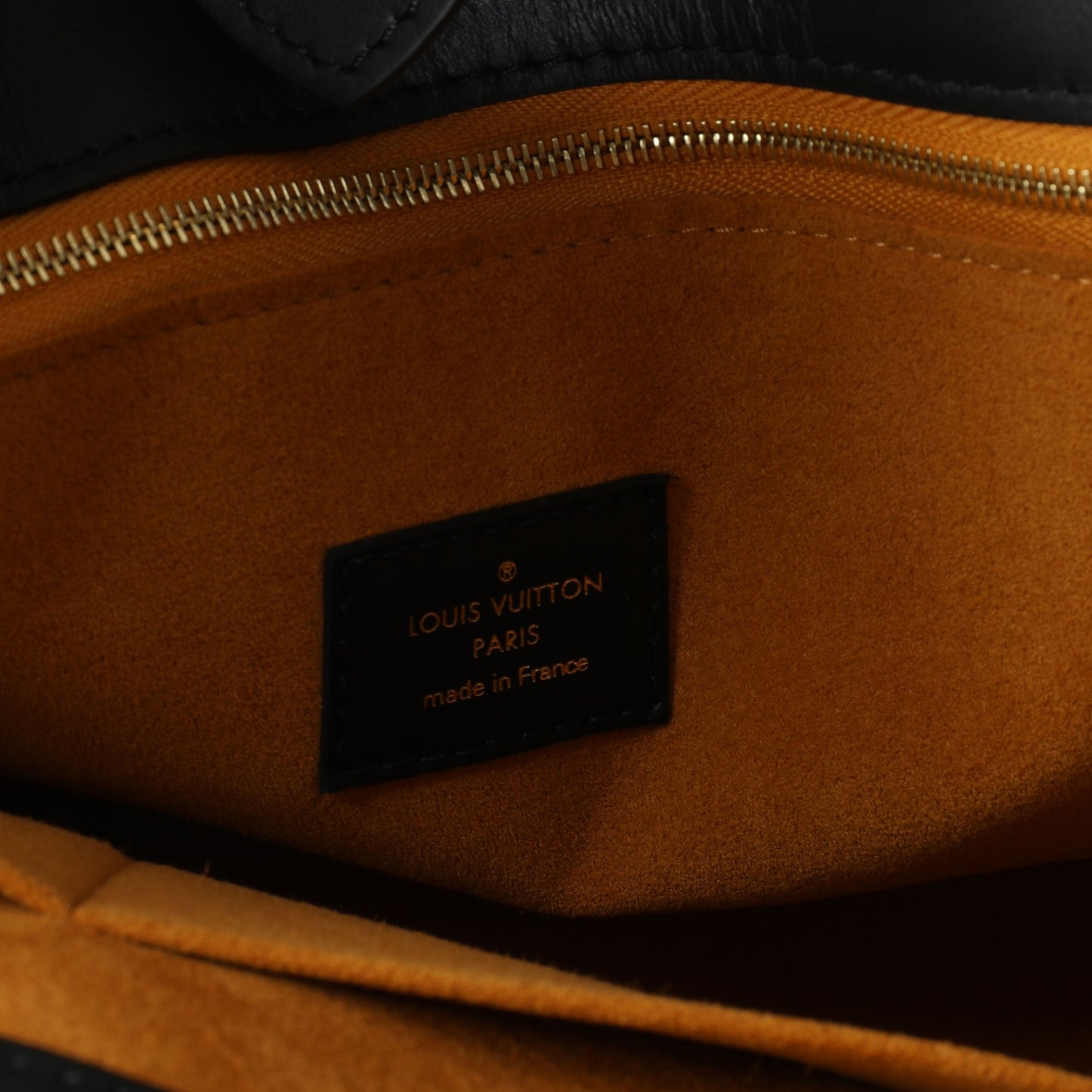 Louis Vuitton Louis Vuitton Black Leather and Tufted Monogram On My Side MM