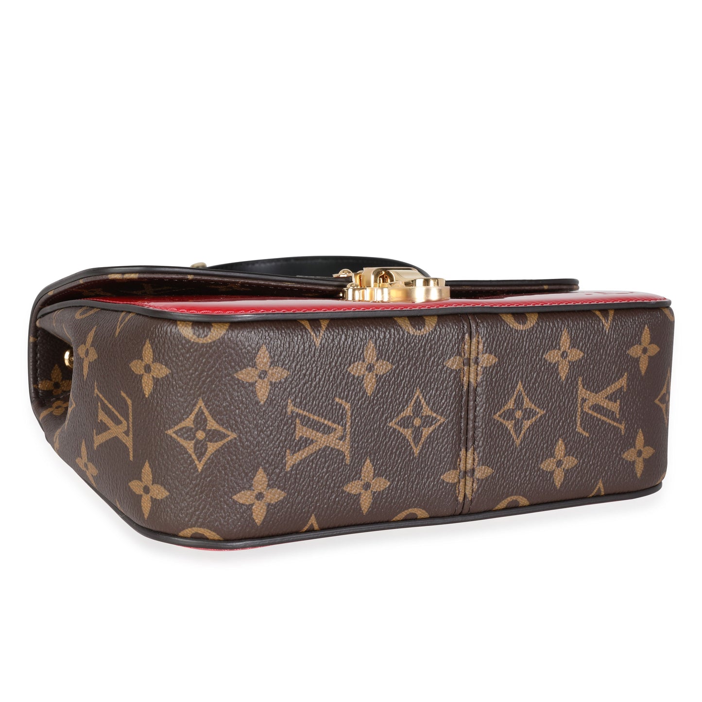Louis Vuitton Louis Vuitton Scarlet Vernis & Monogram Canvas Cherrywood BB