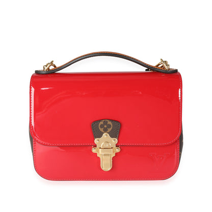 Louis Vuitton Louis Vuitton Scarlet Vernis & Monogram Canvas Cherrywood BB