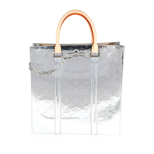 Louis Vuitton Limited Edition Monogram Mirror Coated Miroir Sac Plat