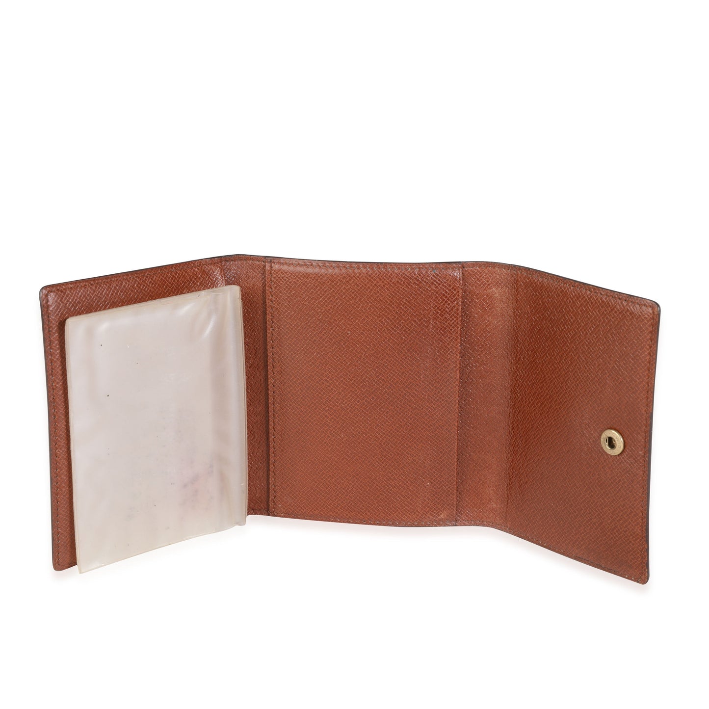 Louis Vuitton Louis Vuitton   Monogram Canvas Trifold Business Card Holder