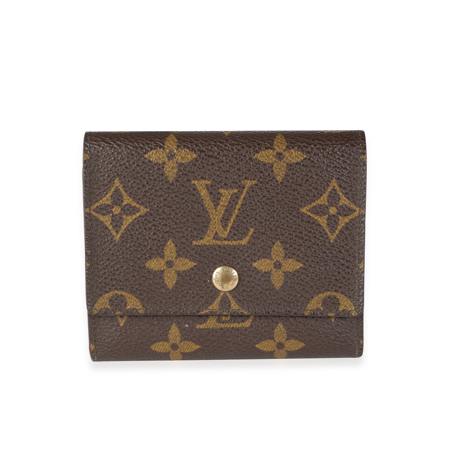 Louis Vuitton Louis Vuitton   Monogram Canvas Trifold Business Card Holder
