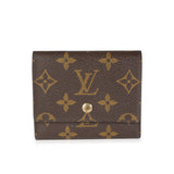 Louis Vuitton Louis Vuitton   Monogram Canvas Trifold Business Card Holder