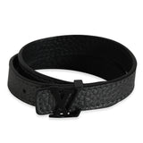 Louis Vuitton Louis Vuitton LV Initiales Black Leather Wrap Bracelet