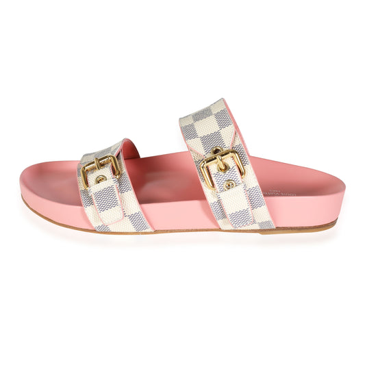 Louis Vuitton Louis Vuitton Damier Azur Bom Dia Flat Mule (US Size 9)