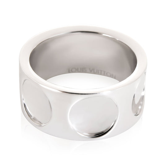 Louis Vuitton Louis Vuitton Large Empreinte Ring in 18k White Gold