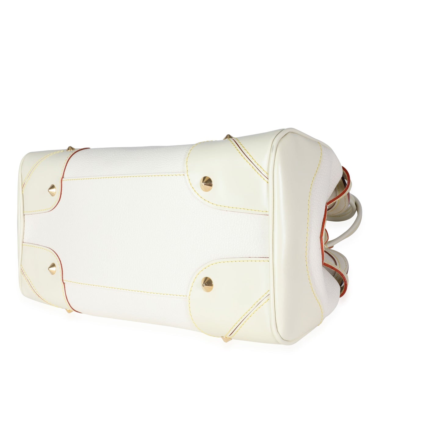 Louis Vuitton Louis Vuitton White Suhali Leather Le Radieux Bag