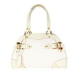 Louis Vuitton Louis Vuitton White Suhali Leather Le Radieux Bag