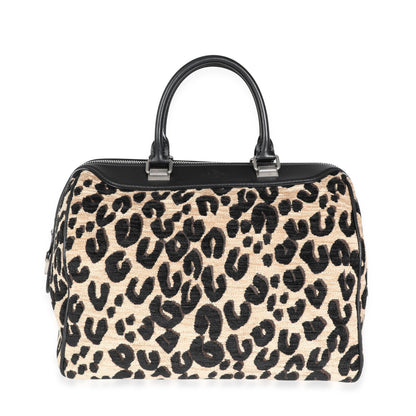 Louis Vuitton Louis Vuitton x Stephen Spro  Limited Edition Jacquard Leopard Speedy 30