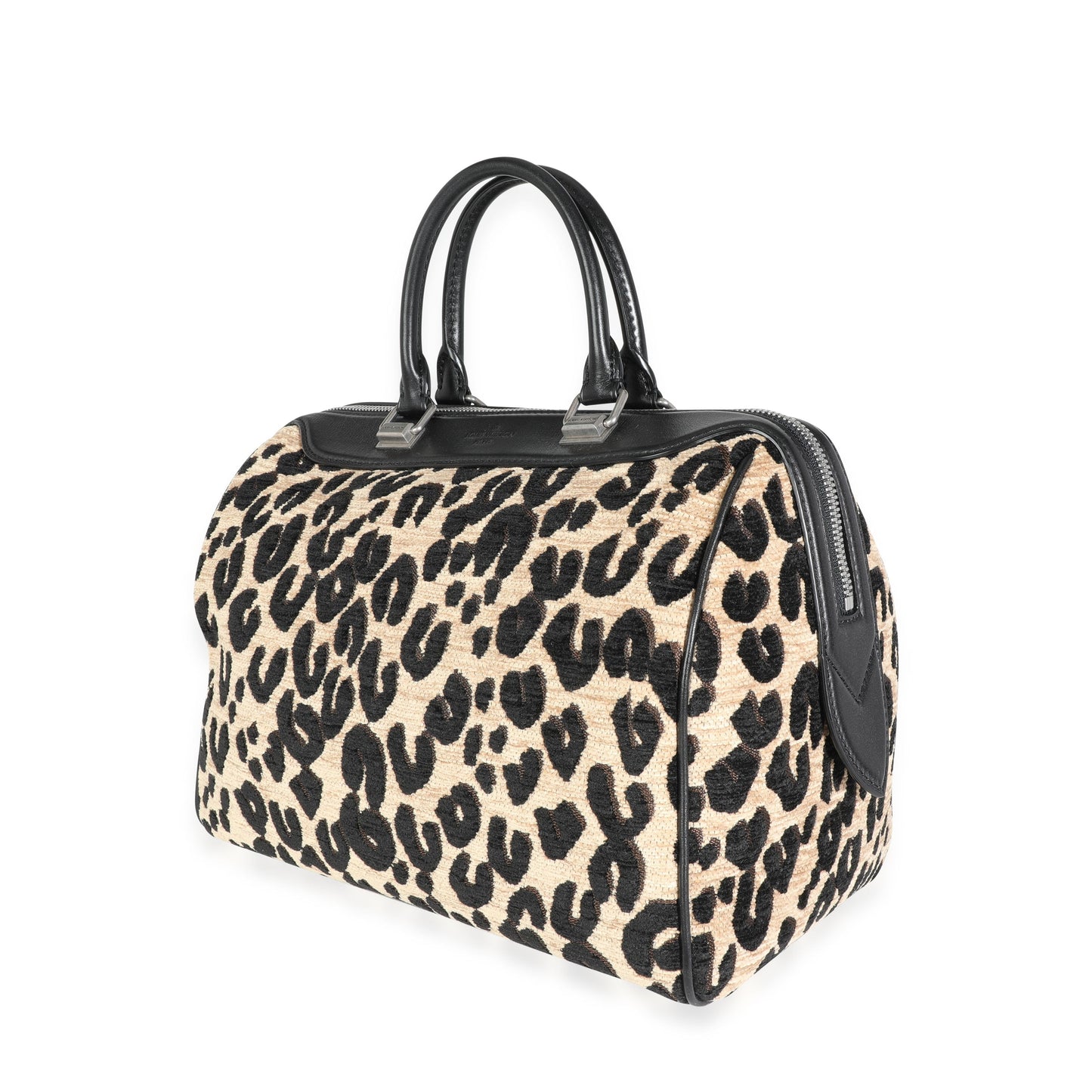 Louis Vuitton Louis Vuitton x Stephen Spro  Limited Edition Jacquard Leopard Speedy 30