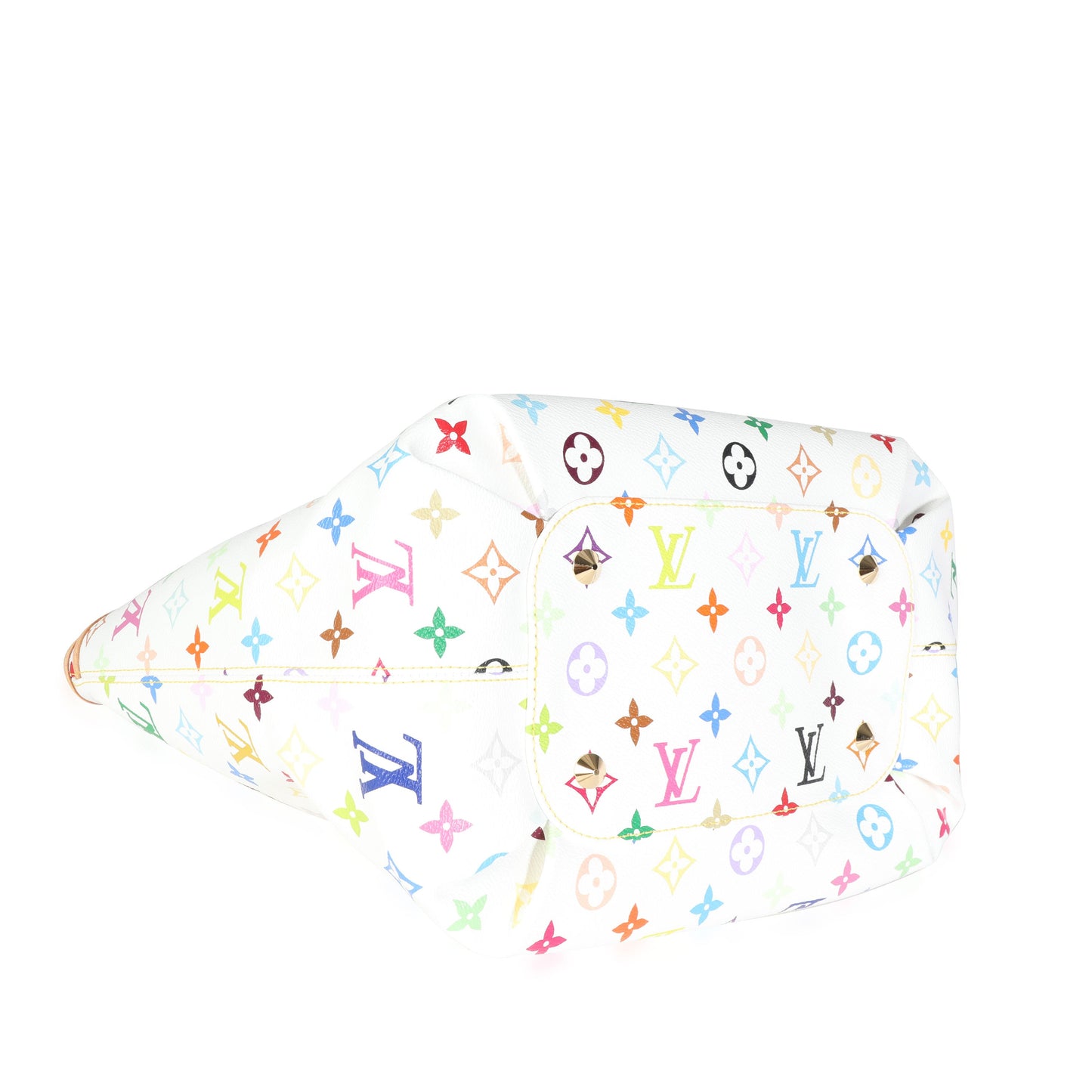 Louis Vuitton Louis Vuitton x Takashi Murakami White Monogram Multicolore Canvas Annie GM