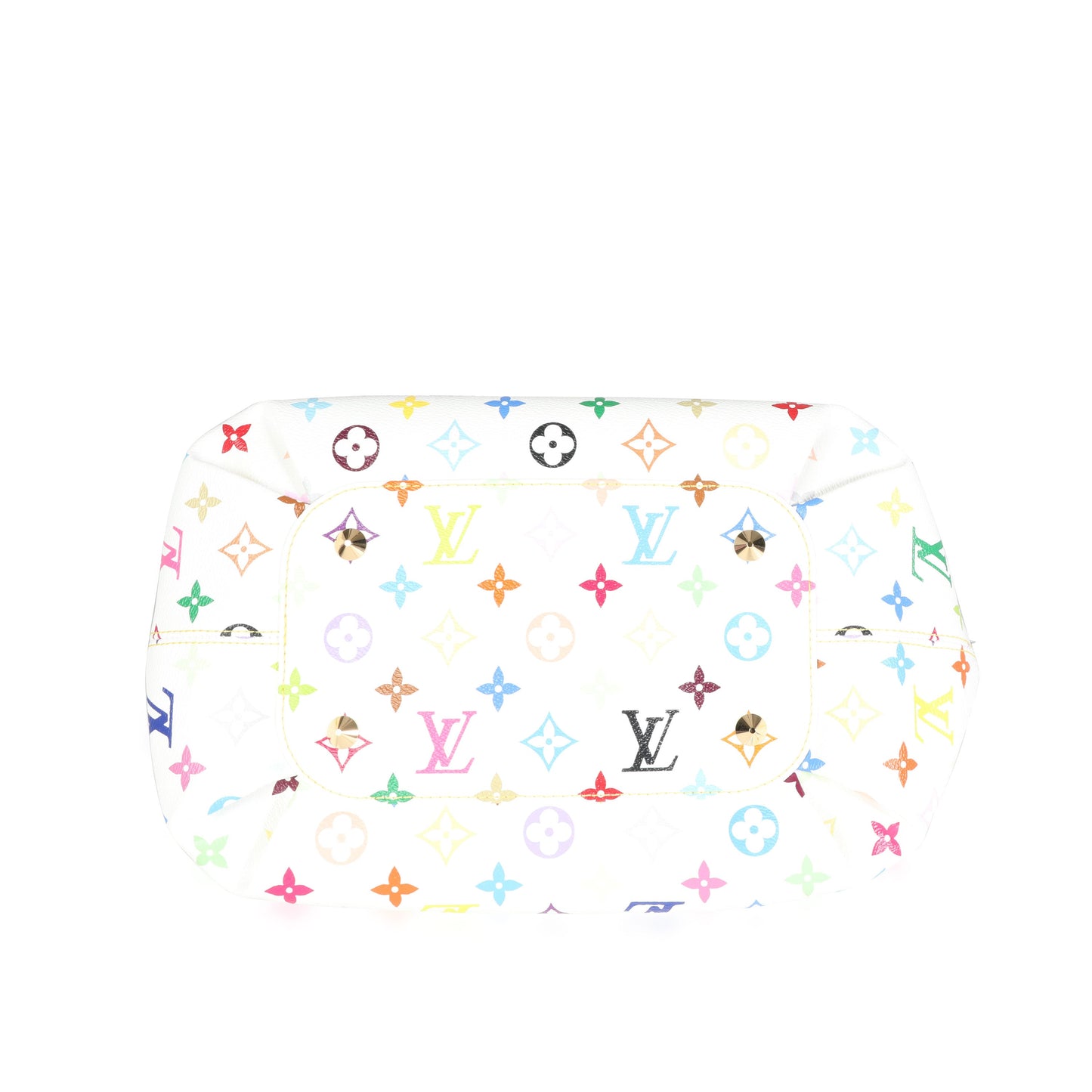 Louis Vuitton Louis Vuitton x Takashi Murakami White Monogram Multicolore Canvas Annie GM