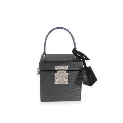 Louis Vuitton Louis Vuitton Black Epi Leather Bleecker Box