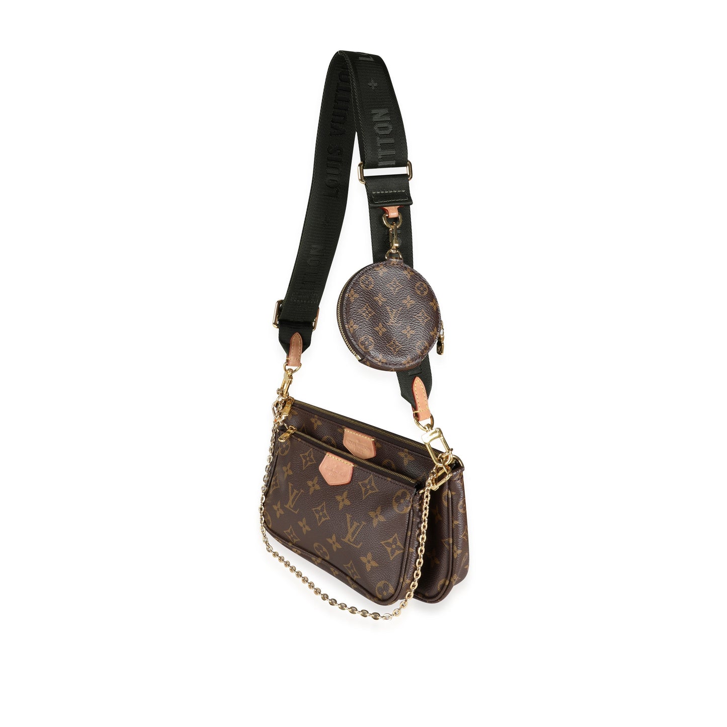 Louis Vuitton Louis Vuitton Monogram Canvas & Khaki Multi-Pochette Accessoires