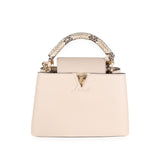 Louis Vuitton Louis Vuitton Galet Taurillon & Python Capucines BB