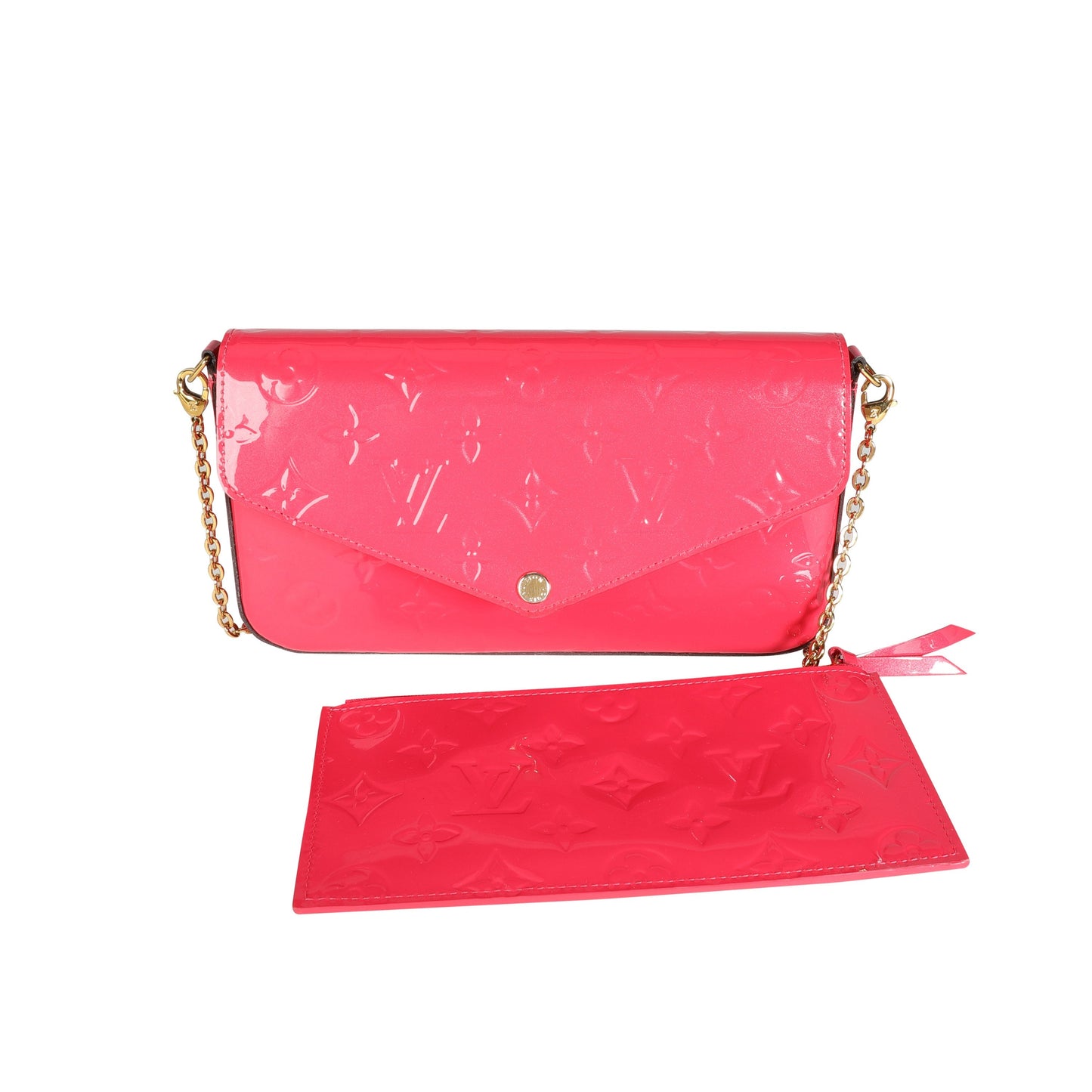 Louis Vuitton Louis Vuitton Fuchsia Monogram Vernis Félicie Pochette