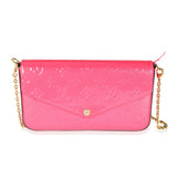 Louis Vuitton Louis Vuitton Fuchsia Monogram Vernis Félicie Pochette