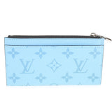 Louis Vuitton Louis Vuitton Denim Blue Taigarama Coin Card Holder