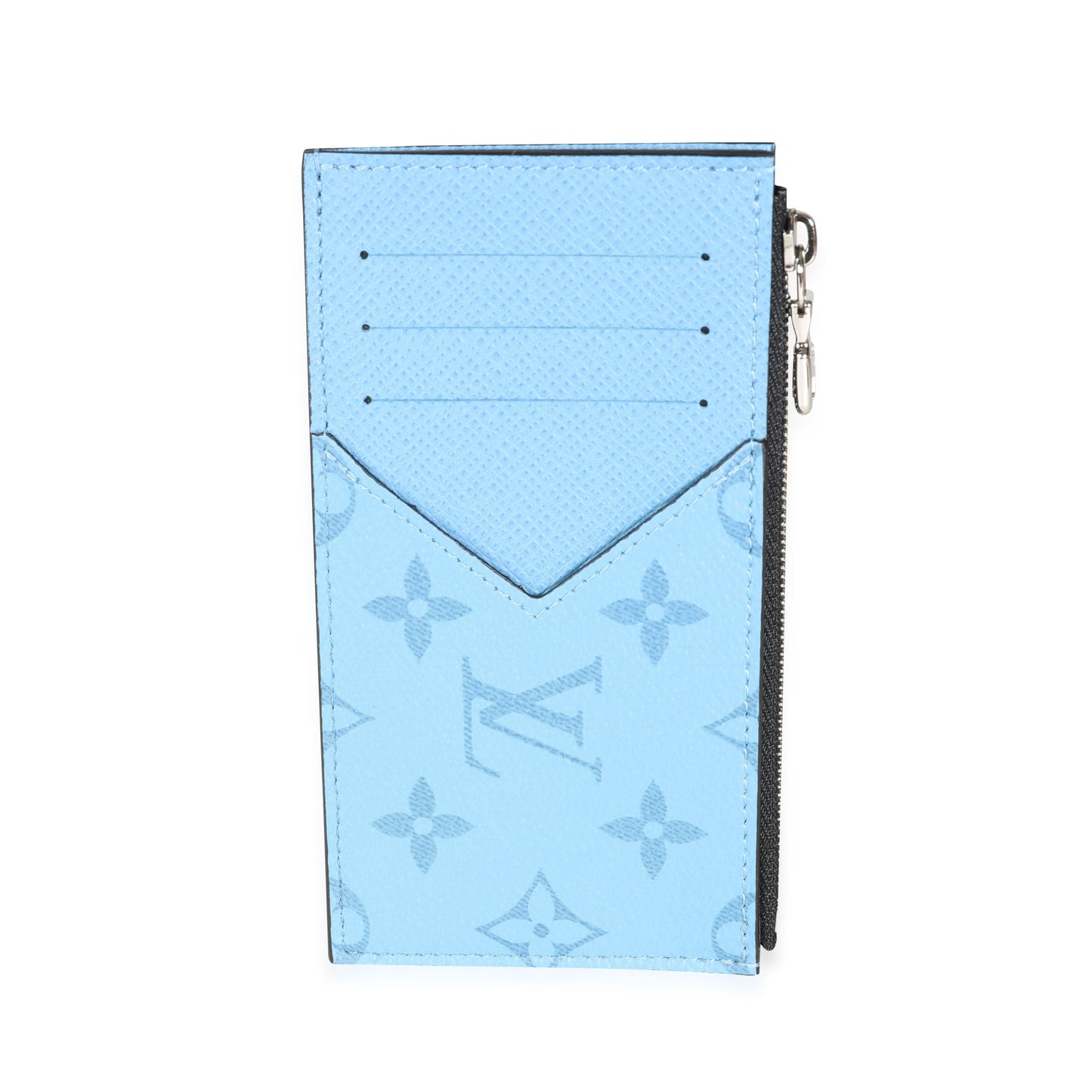 Louis Vuitton Louis Vuitton Denim Blue Taigarama Coin Card Holder