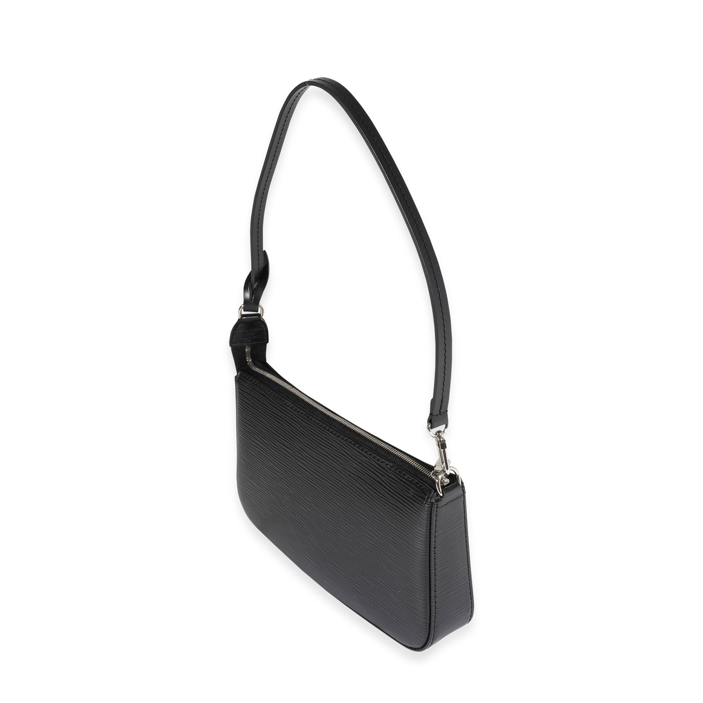 Louis Vuitton Louis Vuitton Black Epi Leather Pochette Accessoires NM