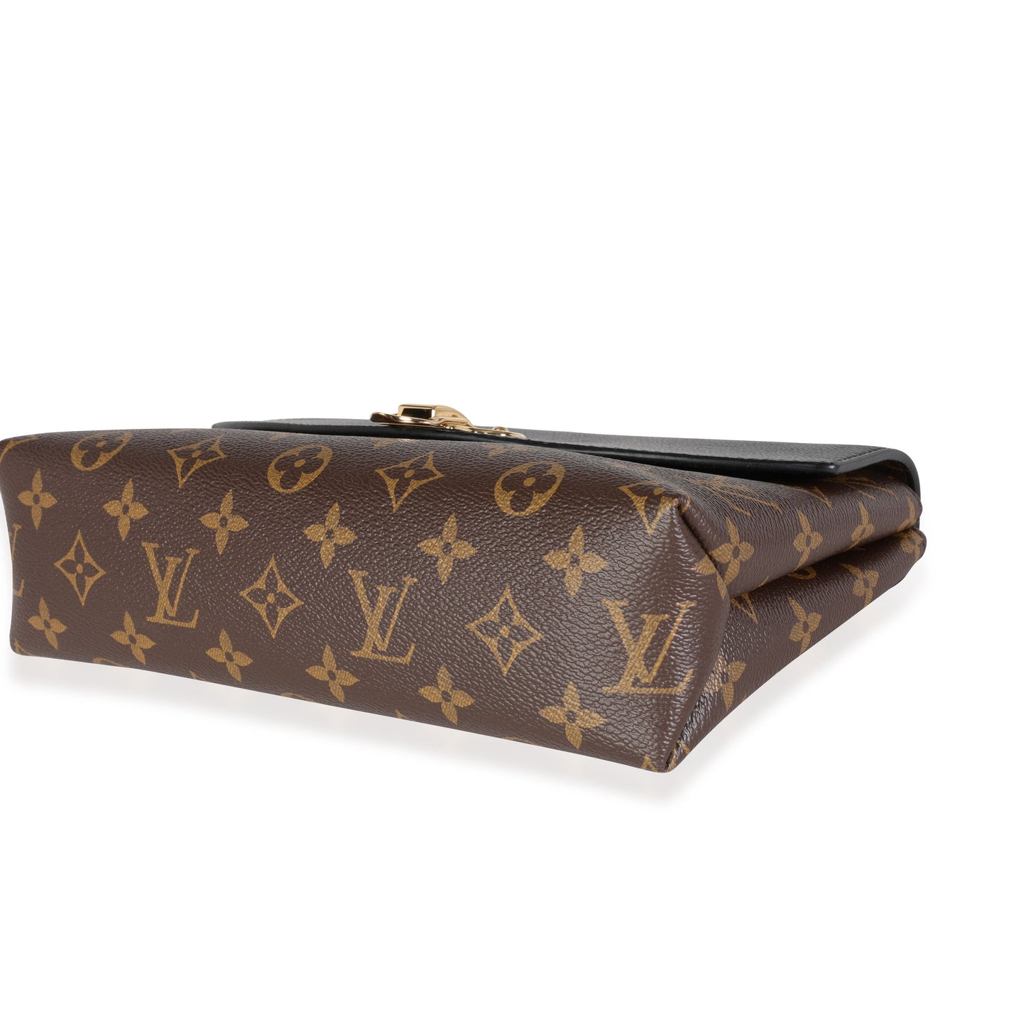 Louis Vuitton Louis Vuitton Monogram Canvas & Black Grained Leather Saint-Placide