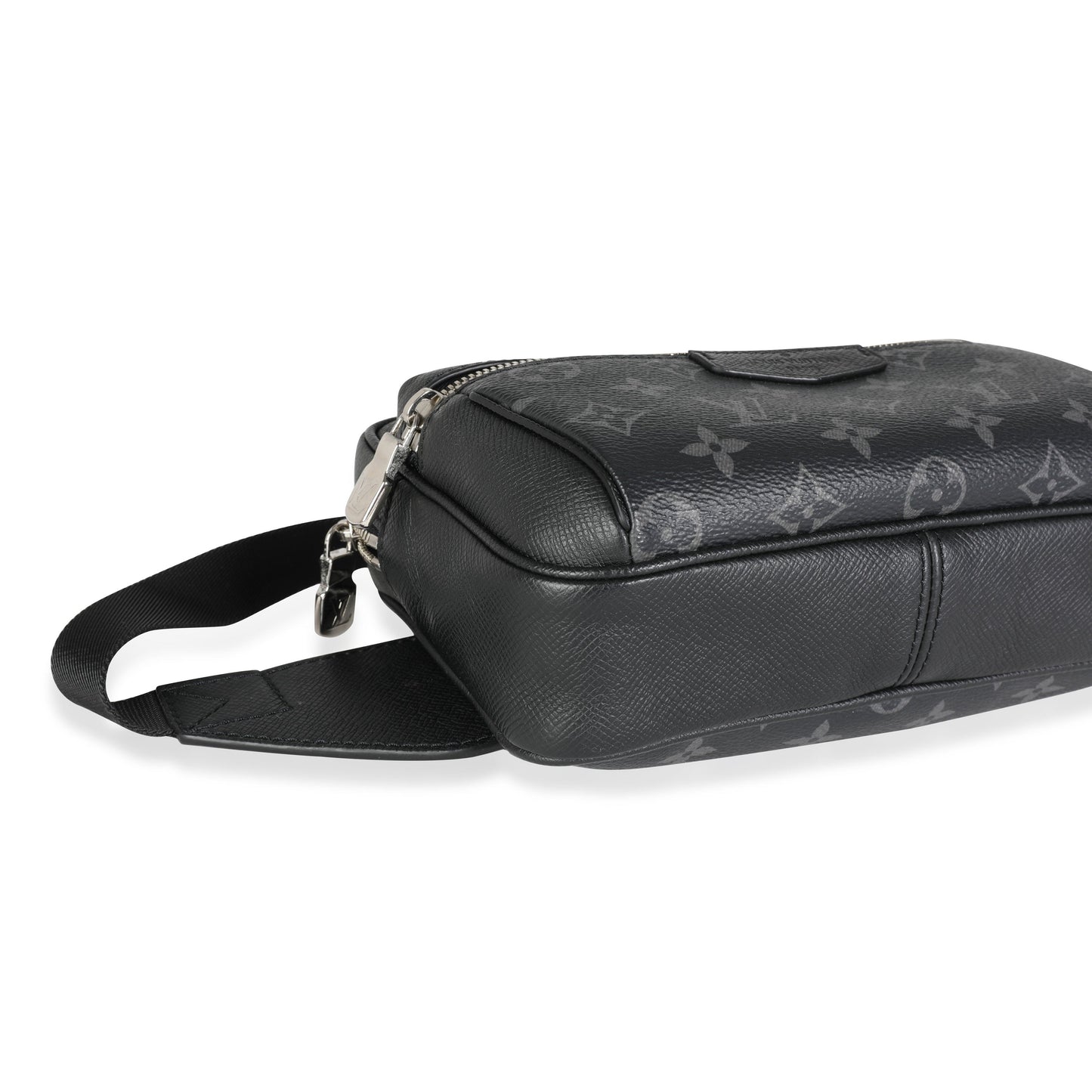 Louis Vuitton Louis Vuitton Black Taiga Leather & Monogram Eclipse Canvas Outdoor Messenger
