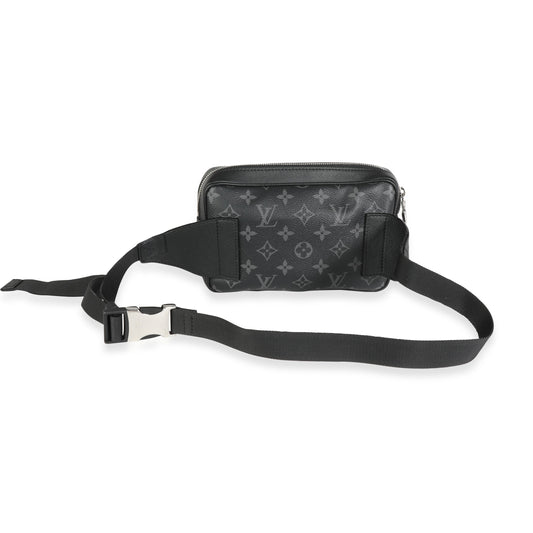 Louis Vuitton Louis Vuitton Black Taiga Leather & Monogram Eclipse Canvas Outdoor Messenger