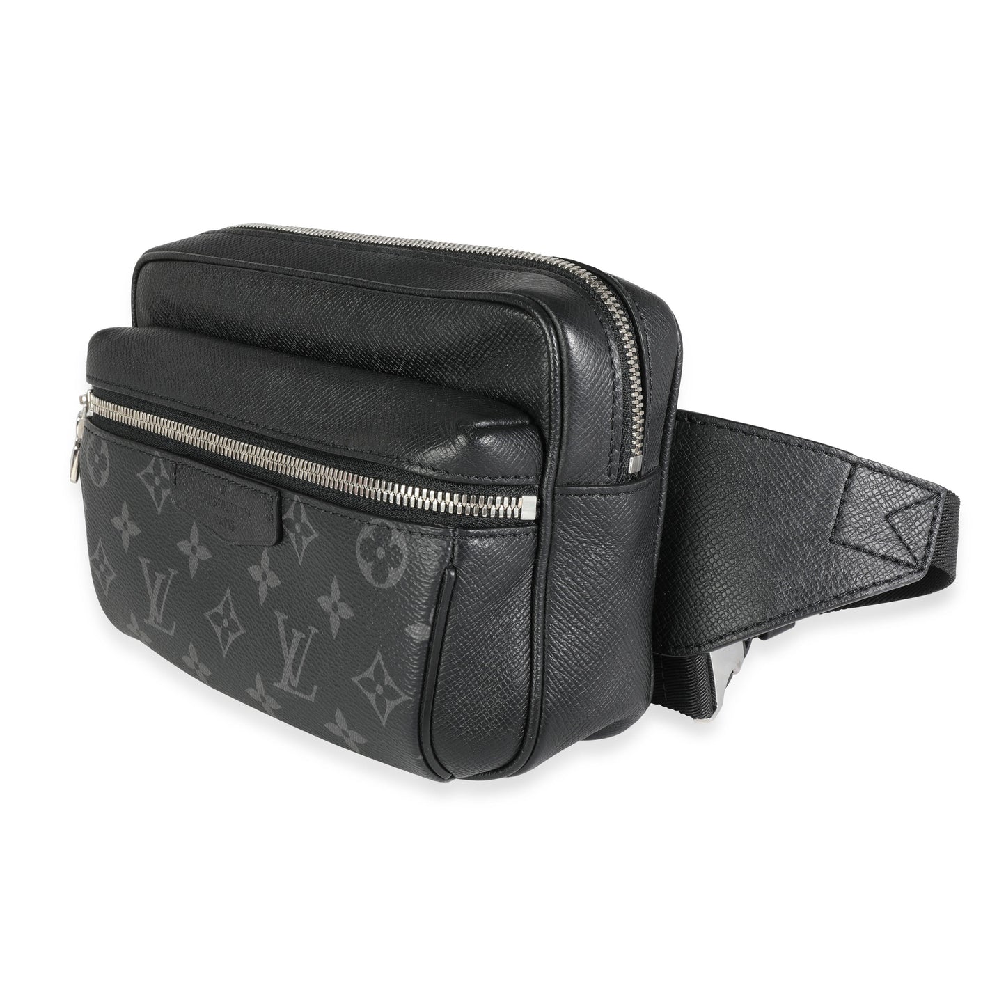 Louis Vuitton Louis Vuitton Black Taiga Leather & Monogram Eclipse Canvas Outdoor Messenger