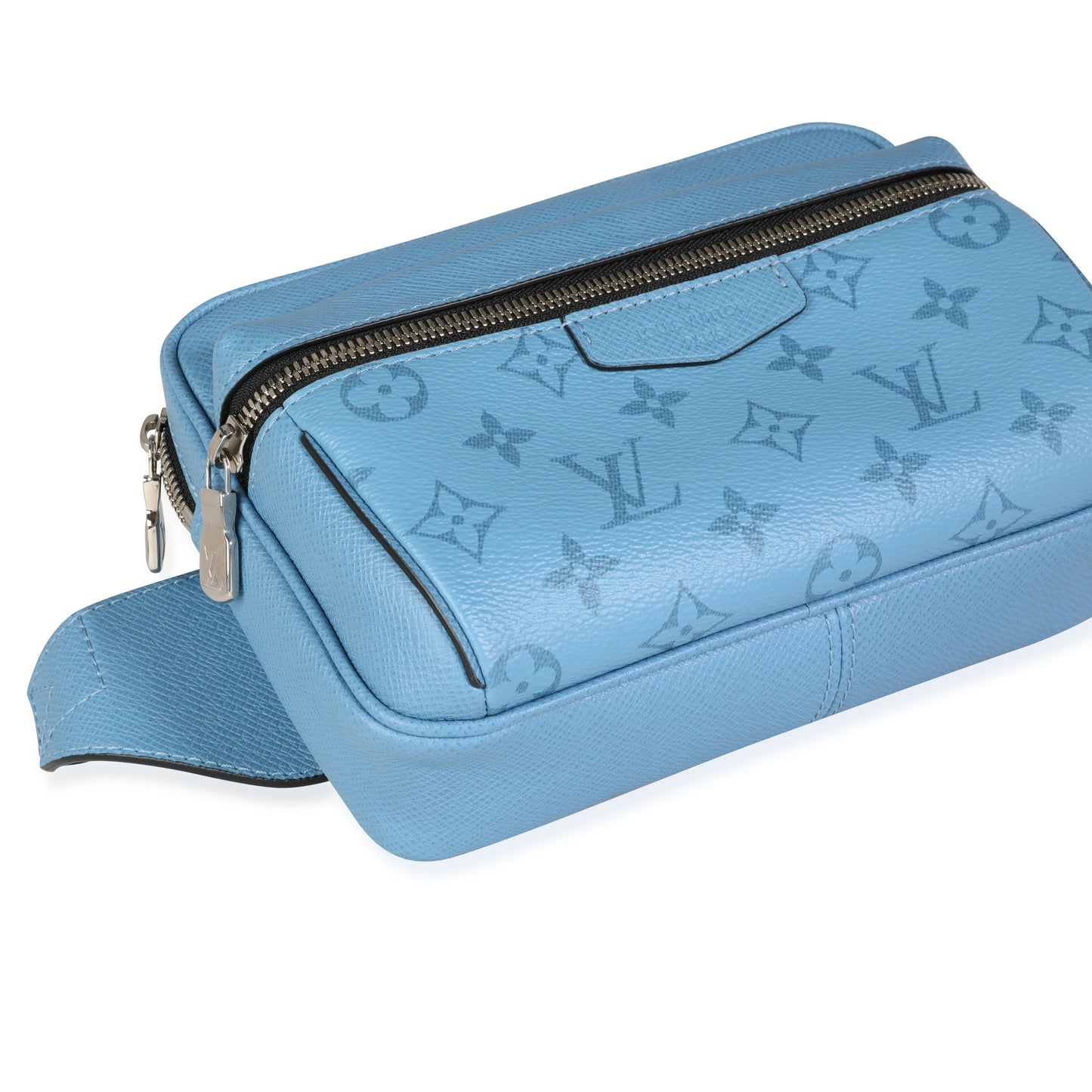 Louis Vuitton Louis Vuitton Taigarama Denim Blue Monogram Canvas & Taiga Outdoor Bumbag