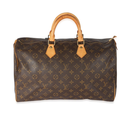 Louis Vuitton Louis Vuitton Monogram Canvas Speedy 40