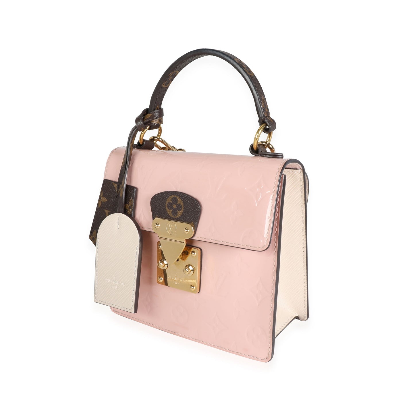 Louis Vuitton Louis Vuitton Rose Ballerine Vernis, Monogram Canvas & Ivory Epi Spring Street