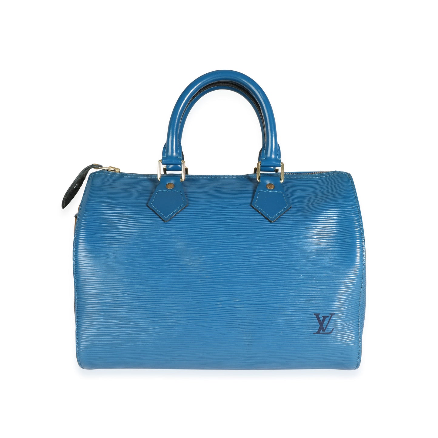 Louis Vuitton Louis Vuitton   Toledo Blue Epi Leather Speedy 25