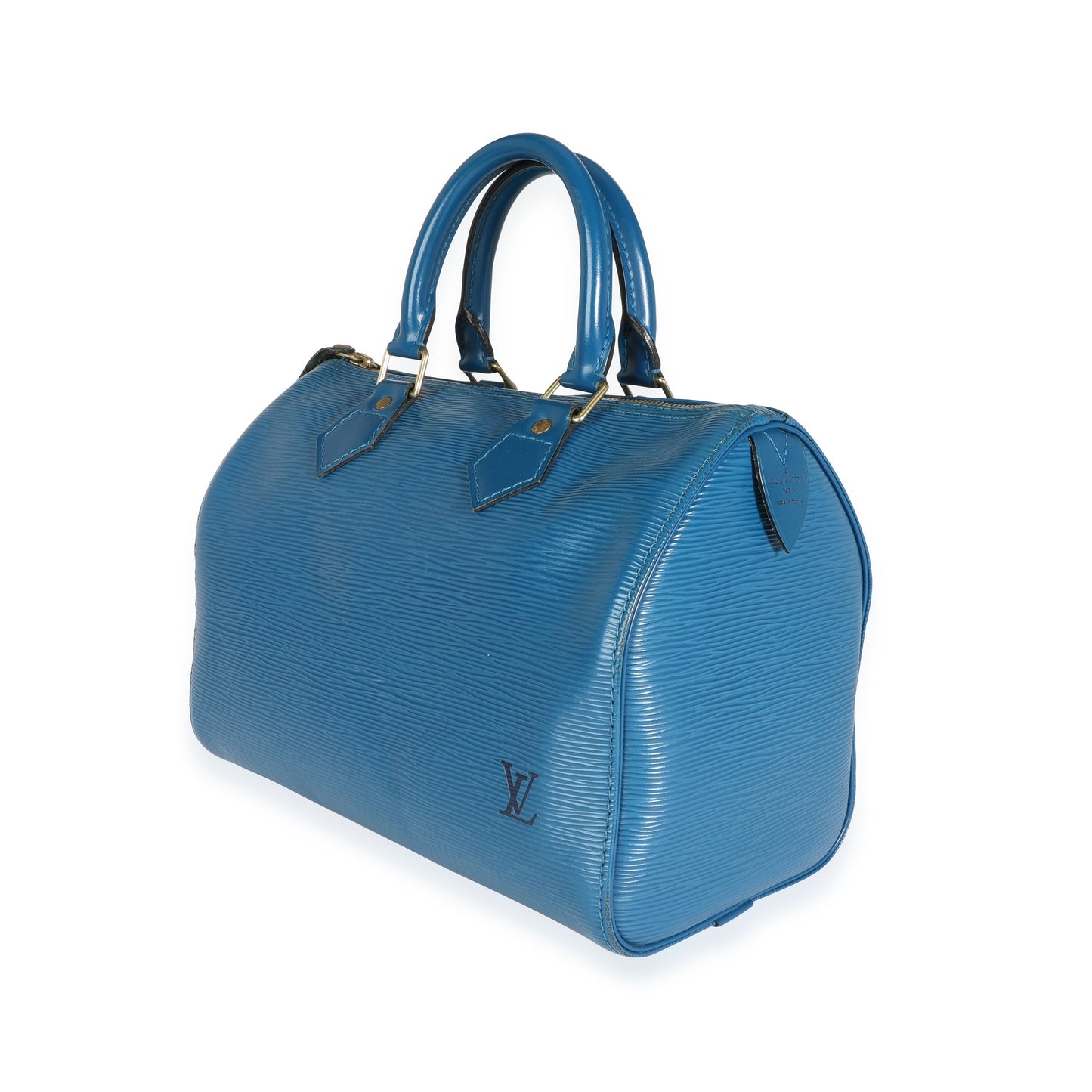 Louis Vuitton Louis Vuitton   Toledo Blue Epi Leather Speedy 25