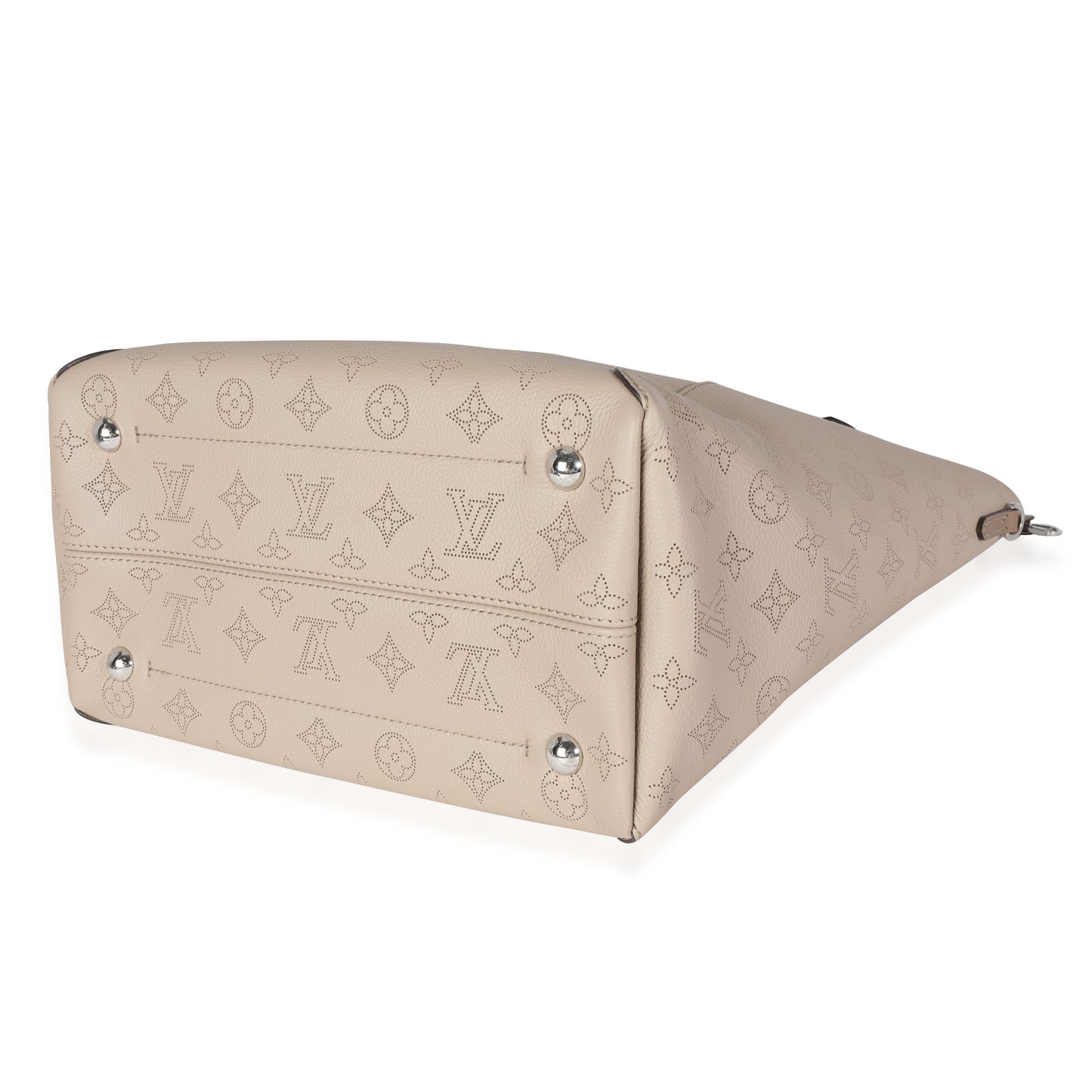 Louis Vuitton Louis Vuitton Galet Gray Mahina Leather Hina MM