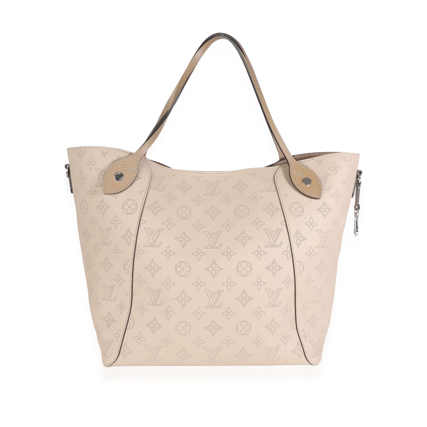 Louis Vuitton Louis Vuitton Galet Gray Mahina Leather Hina MM
