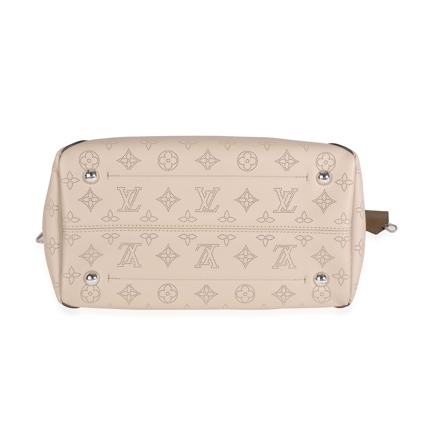 Louis Vuitton Louis Vuitton Galet Gray Mahina Leather Hina MM