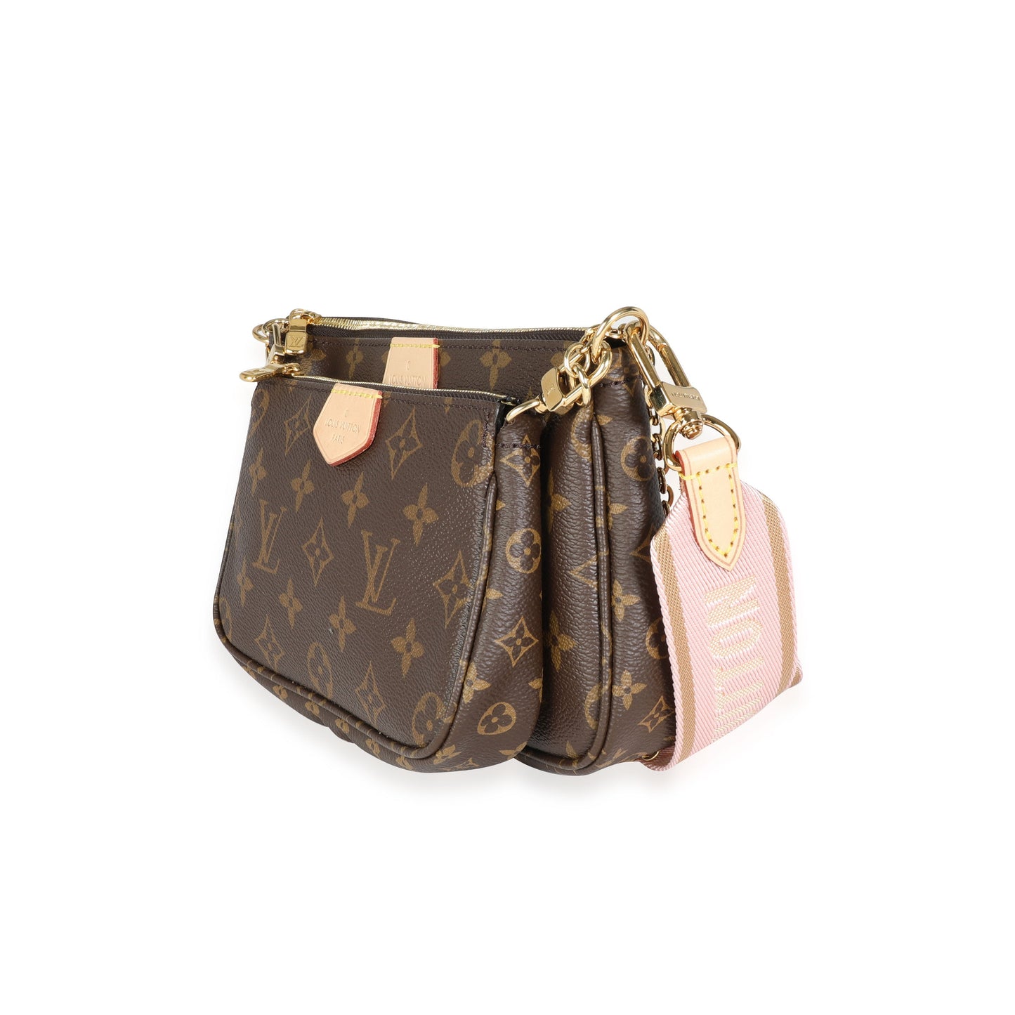 Louis Vuitton Louis Vuitton Monogram Canvas & Light Pink Multi-Pochette Accessoires