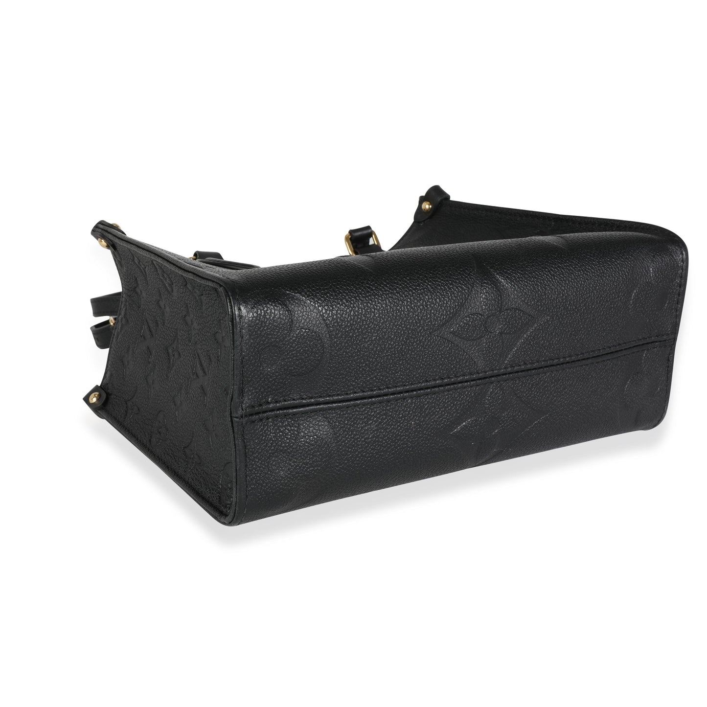 Louis Vuitton Louis Vuitton Black Giant Monogram Empreinte Leather Onthego PM
