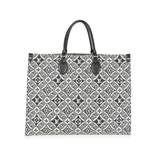 Louis Vuitton Louis Vuitton Black Jacquard Since 1854 Onthego GM