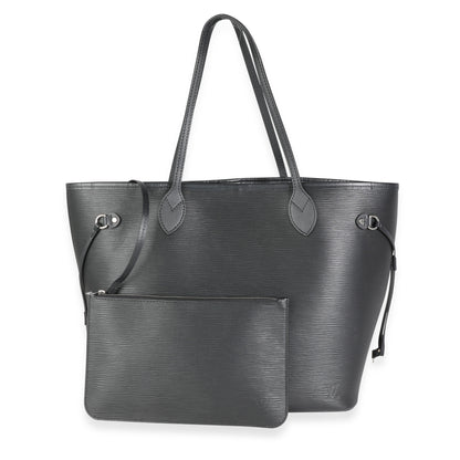 Louis Vuitton Louis Vuitton Black Epi Leather Neverfull MM