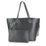 Louis Vuitton Louis Vuitton Black Epi Leather Neverfull MM