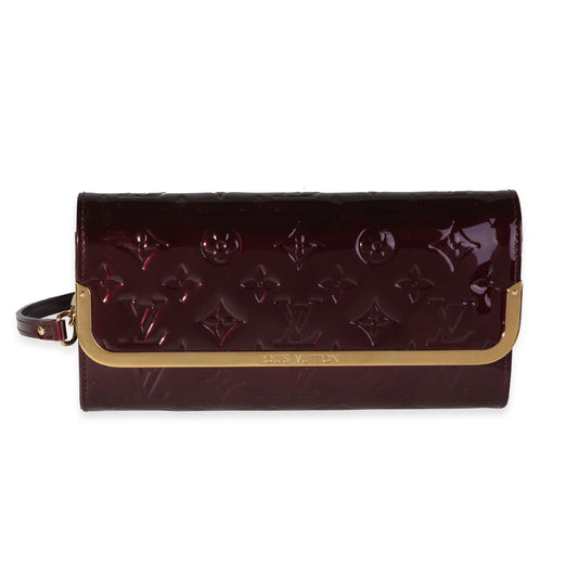 Louis Vuitton Louis Vuitton Amarante Monogram Vernis Rossmore MM Clutch