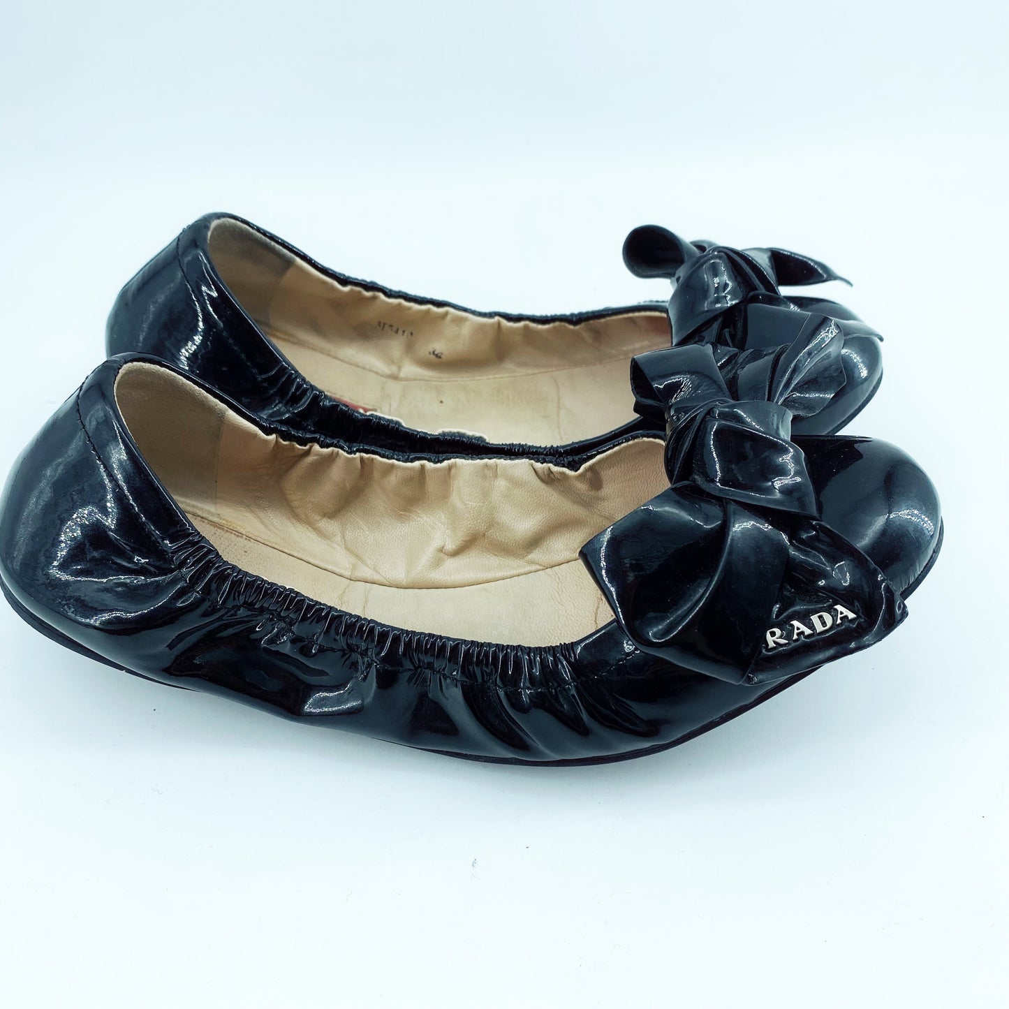 Prada patent leather flat
